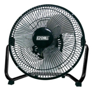 MR BRANDS 01309 EZ-CHILL 12" BLACK HIGH VELOCITY CRADLE FAN