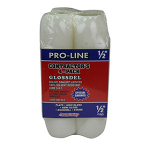 ARROWORTHY 9FGL4-4PK 9" X 1/2" PRO-LINE GLOSSDEL LINTLESS CONTRACTOR 4-PACK