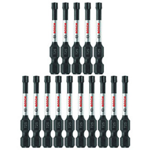 BOSCH ITT25215 2" X #25 TORX IMPACT TOUGH DRILL BIT 15 PACK T25