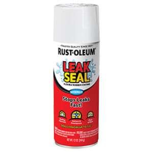 RUST-OLEUM LEAKSEAL 267970 12 OZ FLEXIBLE RUBBER COATING WHITE