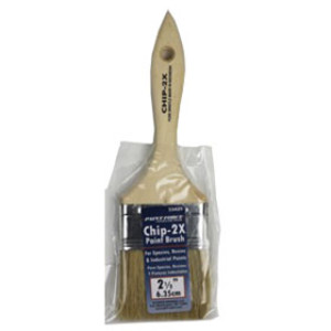 PAINT-FORCE 33425 2-1/2" WHITE BRISTLE CHIP 2X BRUSH