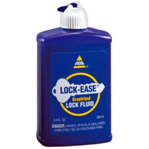AGS LE-4 3.4 OZ BOTTLE LOCK-EASE GRAPHITED LOCK FLUID