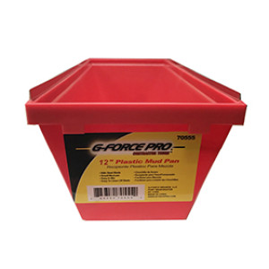 G-FORCE 12" PLASTIC MUD PAN WITH STEEL BLADE