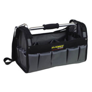 G-FORCE 10056 16" TOOL BAG 30 POCKETS WATER RESISTANT POLYESTER FABRIC