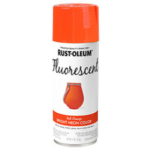 RUST-OLEUM SPECIALTY 1955830 11 OZ FLUORESCENT RED ORANGE SPRAY PAINT