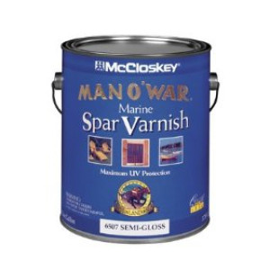 MCCLOSKEY MAN O'WAR 6507.007 SEMI-GLOSS MARINE SPAR VARNISH 350 VOC