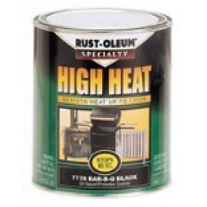 RUST-OLEUM SPECIALTY 7778502 HIGH HEAT BAR-B-QUE BLACK SATIN