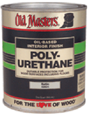 OLD MASTERS 49604 SATIN POLYURETHANE INTERIOR OIL BASED